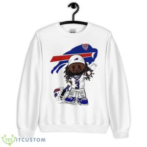 Go Bills Hamlin Strong Love You Boys Air 2023 Shirt - Unisex Heavy Blend Crewneck Sweatshirt