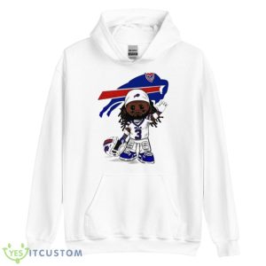 Go Bills Hamlin Strong Love You Boys Air 2023 Shirt - Unisex Heavy Blend Hooded Sweatshirt