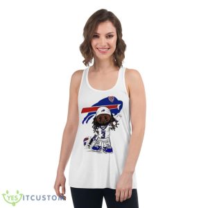 Go Bills Hamlin Strong Love You Boys Air 2023 Shirt - Women's Flowy Racerback Tank