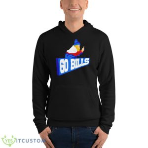 Go Bills Middle Finger Shirt 9 Go Bills Middle Finger Shirt - Unisex Fleece Pullover Hoodie