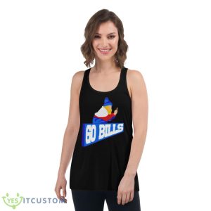 Go Bills Middle Finger Shirt 10 Go Bills Middle Finger Shirt - Women's Flowy Racerback Tank