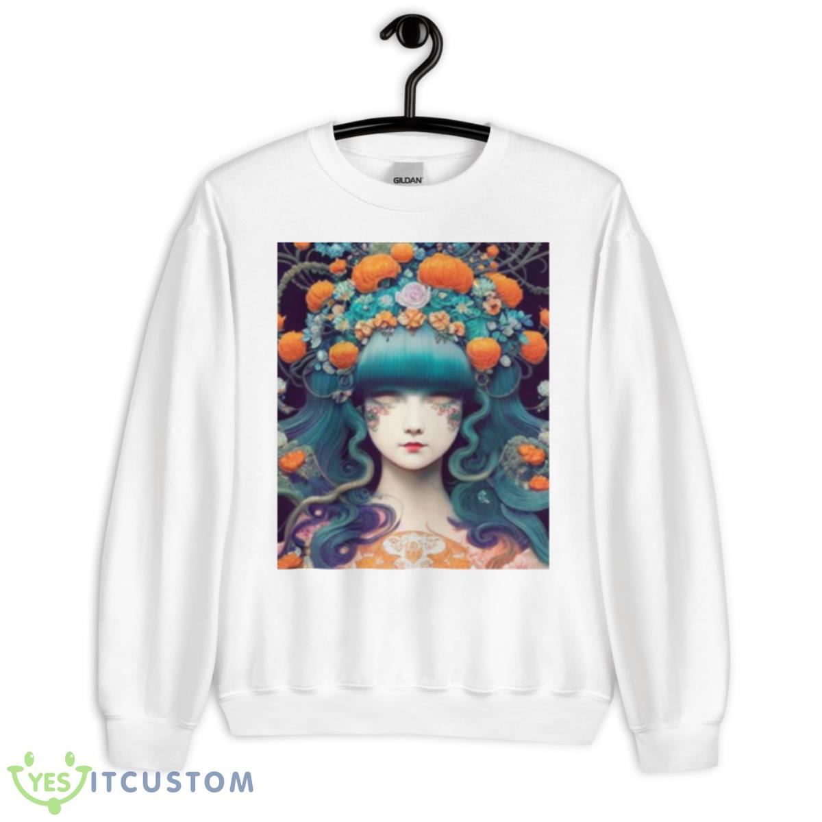Gothic Cherub Graphic Shirt 2 Gothic Cherub Graphic Shirt - Unisex Heavy Blend Crewneck Sweatshirt