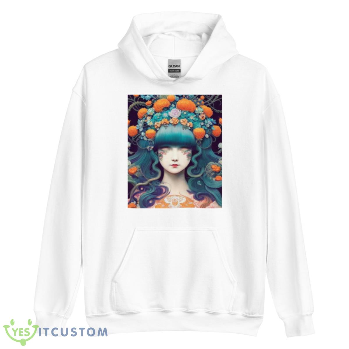 Gothic Cherub Graphic Shirt 3 Gothic Cherub Graphic Shirt - Unisex Heavy Blend Hooded Sweatshirt
