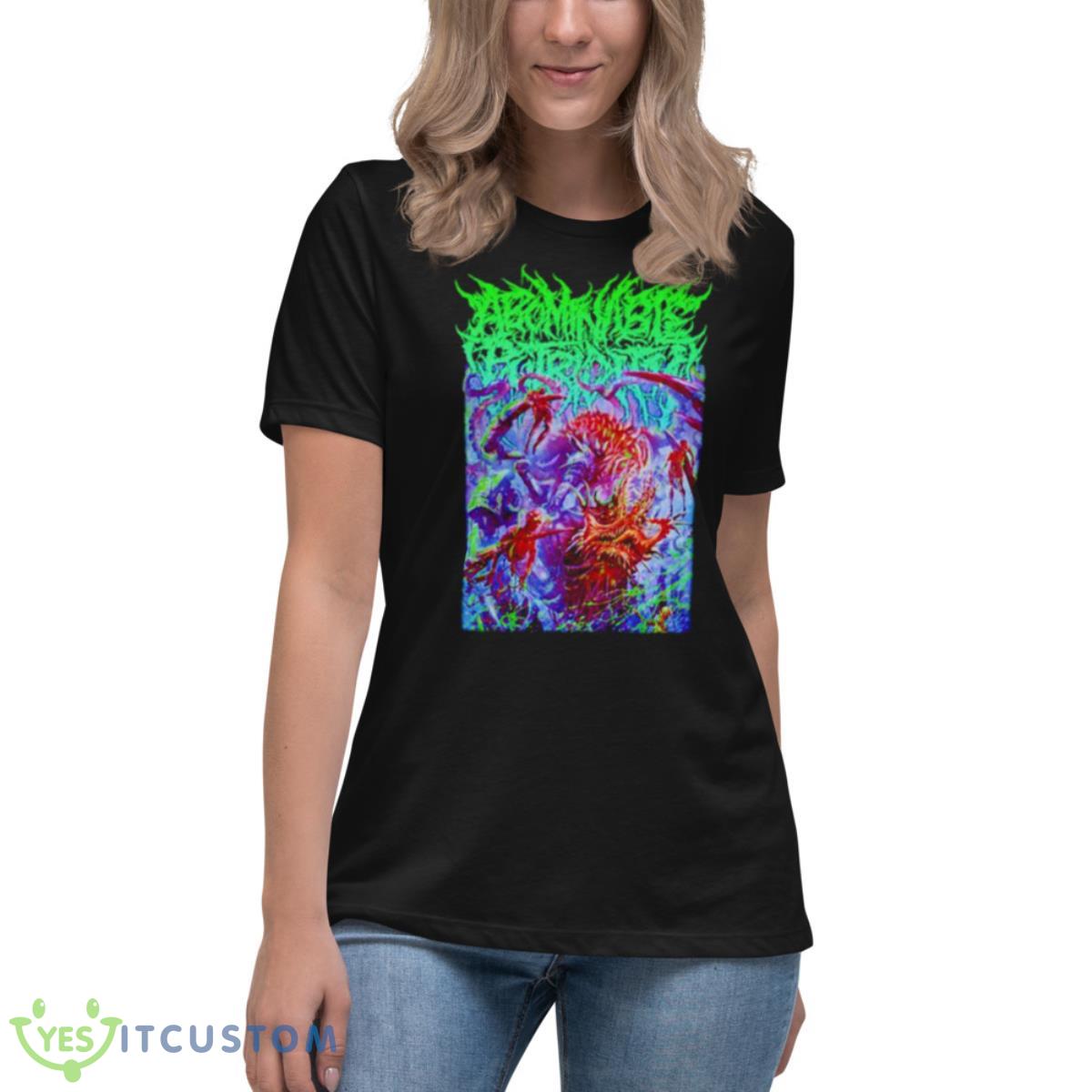 Grotesque Cybernetic Optimization Abominable Putridity Shirt 6 Grotesque Cybernetic Optimization Abominable Putridity Shirt - Women's Relaxed Short Sleeve Jersey Tee