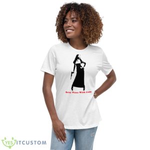 Gun Nun Sexy Nuns With Guns Shirt - Women's Relaxed Short Sleeve Jersey Tee