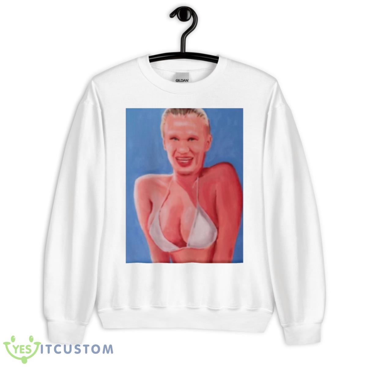 Haaland Aphex Twin Female Sexy Shirt 2 Haaland Aphex Twin Female Sexy Shirt - Unisex Heavy Blend Crewneck Sweatshirt