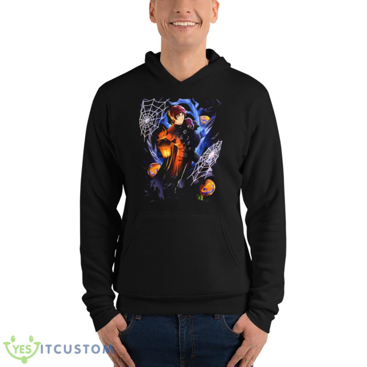 Halloween Sakunosuke Oda Bungou Stray Dogs shirt 13 Halloween Sakunosuke Oda Bungou Stray Dogs shirt - Unisex Fleece Pullover Hoodie