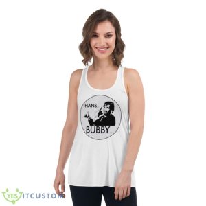 Hans Bubby Round Design Die Hard Movie Shirt - Women's Flowy Racerback Tank