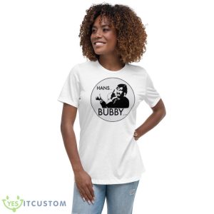 Hans Bubby Round Design Die Hard Movie Shirt - Women's Relaxed Short Sleeve Jersey Tee