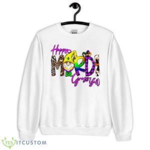 Happy Mardi Gras New Orleans Shirt - Unisex Heavy Blend Crewneck Sweatshirt