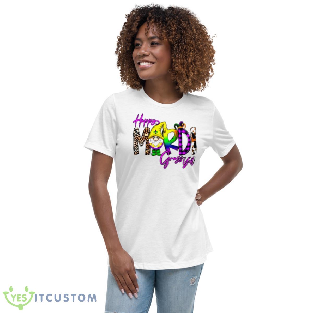 Happy Mardi Gras New Orleans Shirt 5 Happy Mardi Gras New Orleans Shirt - Women's Relaxed Short Sleeve Jersey Tee