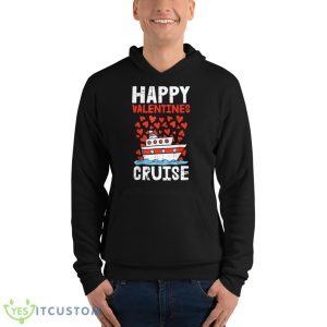 Happy Valentines Cruise Hearts Cool Cruising Vacation Love Shirt 9 Happy Valentines Cruise Hearts Cool Cruising Vacation Love Shirt - Unisex Fleece Pullover Hoodie