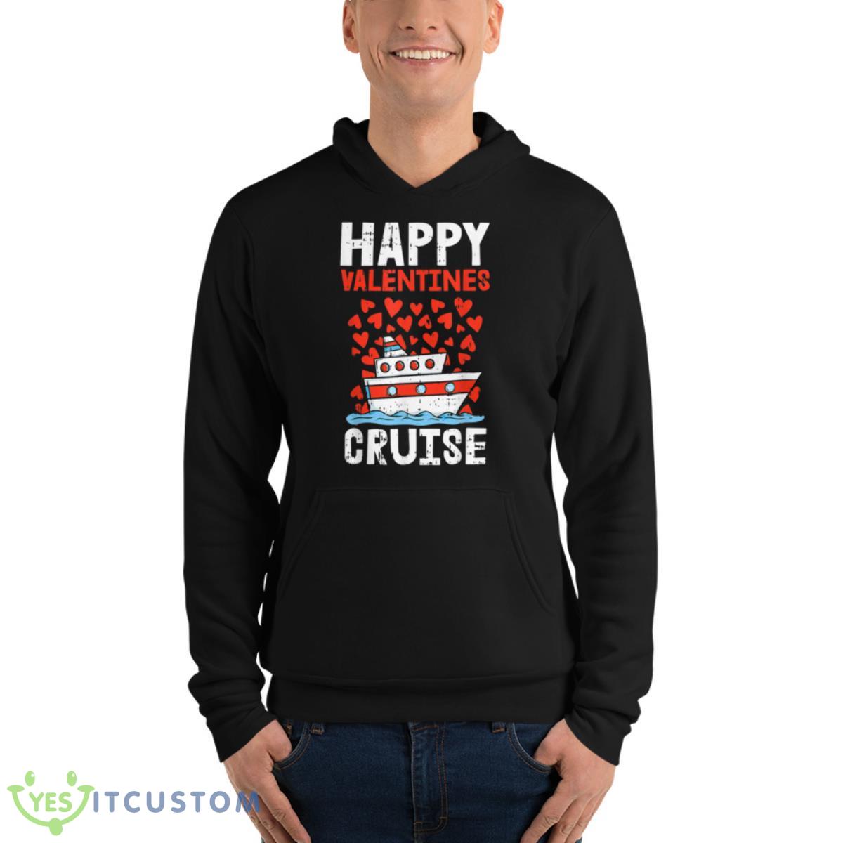 Happy Valentines Cruise Hearts Cool Cruising Vacation Love Shirt 4 Happy Valentines Cruise Hearts Cool Cruising Vacation Love Shirt - Unisex Fleece Pullover Hoodie