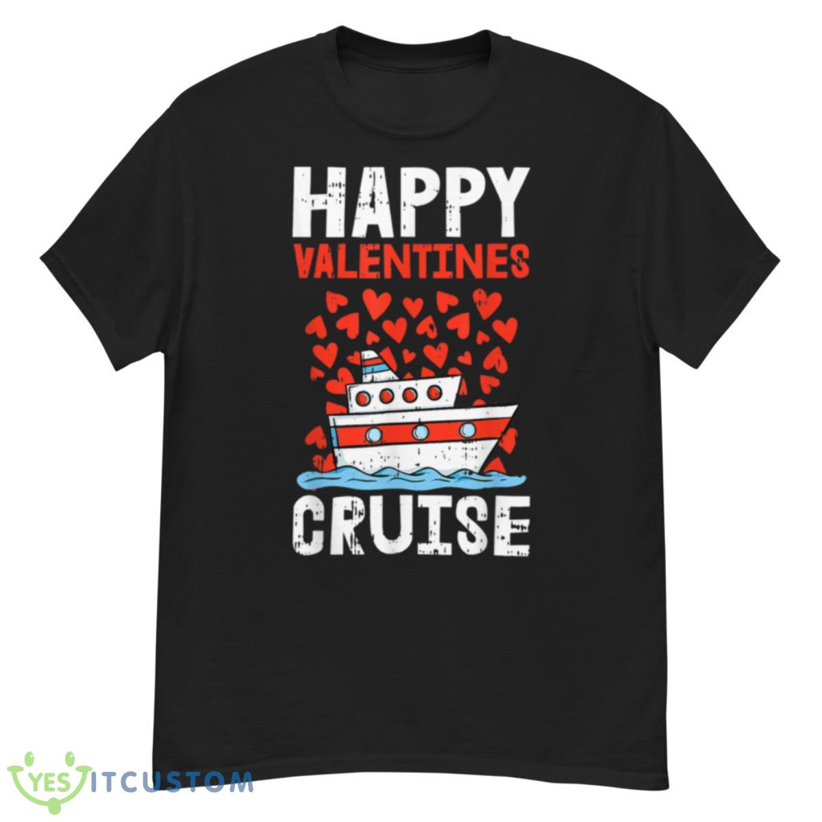 Happy Valentines Cruise Hearts Cool Cruising Vacation Love Shirt 12 Happy Valentines Cruise Hearts Cool Cruising Vacation Love Shirt - G500 Men’s Classic T-Shirt