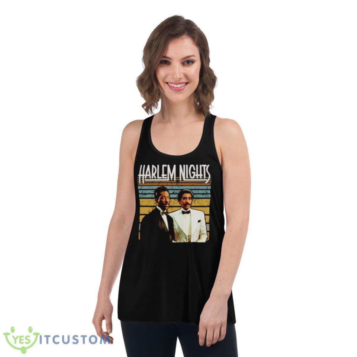 Harlem Nights Tri Blend Sunset Design shirt 5 Harlem Nights Tri Blend Sunset Design shirt - Women's Flowy Racerback Tank