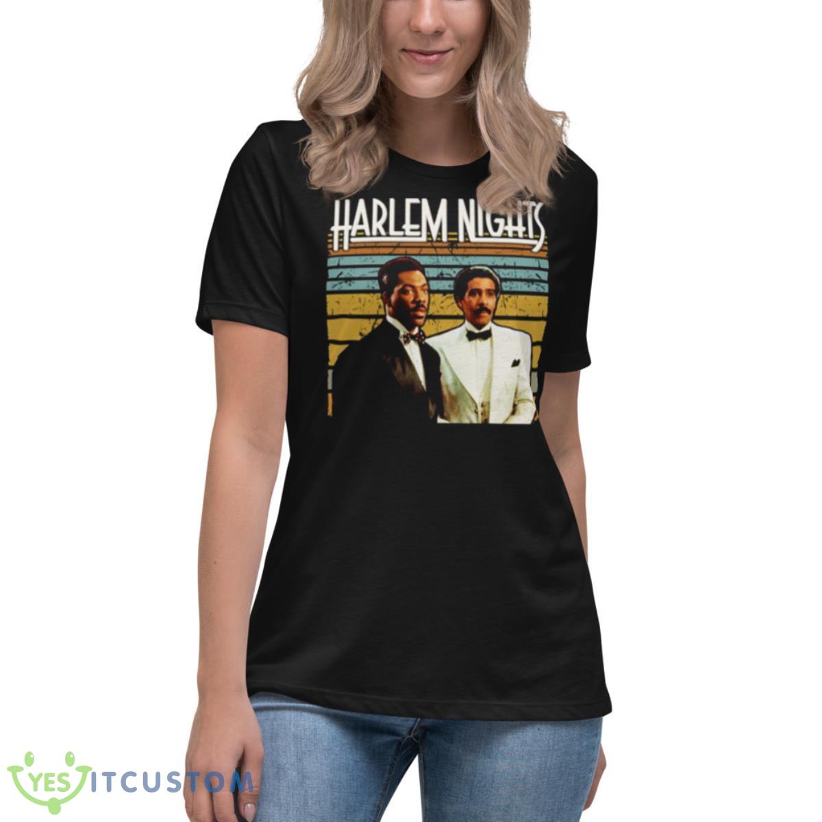 Harlem Nights Tri Blend Sunset Design shirt 6 Harlem Nights Tri Blend Sunset Design shirt - Women's Relaxed Short Sleeve Jersey Tee