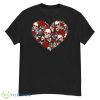 Heart & Bones & Red Roses Valentine Day shirt - G500 Men’s Classic T-Shirt
