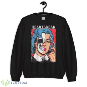 Heart Break Funny Anti Valentines Day shirt - Unisex Crewneck Sweatshirt