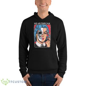 Heart Break Funny Anti Valentines Day shirt - Unisex Fleece Pullover Hoodie