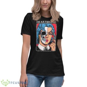 Heart Break Funny Anti Valentines Day shirt - Women's Relaxed Short Sleeve Jersey Tee