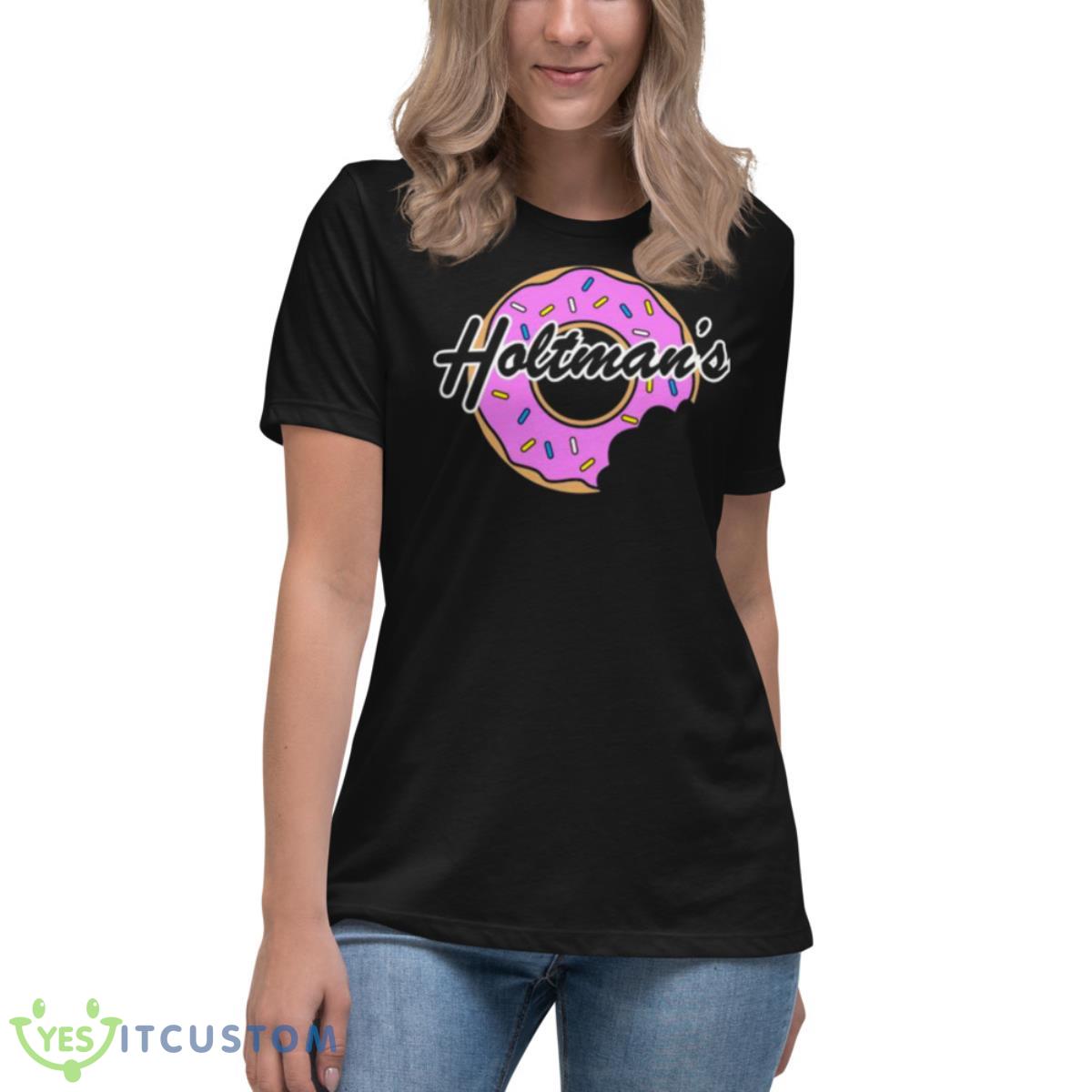 Holtman’s Modern Donut Sign Shirt 6 Holtman’s Modern Donut Sign Shirt - Women's Relaxed Short Sleeve Jersey Tee
