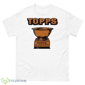 Homage Merch Tv Sports Cards Topps All Star Rookie Shirt - 500 Men’s Classic Tee Gildan