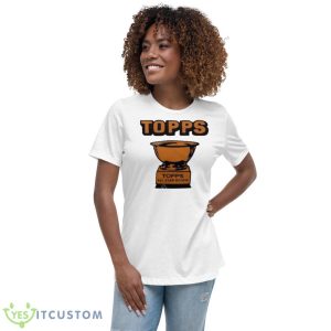 Homage Merch Tv Sports Cards Topps All Star Rookie Shirt - Women's Relaxed Short Sleeve Jersey Tee