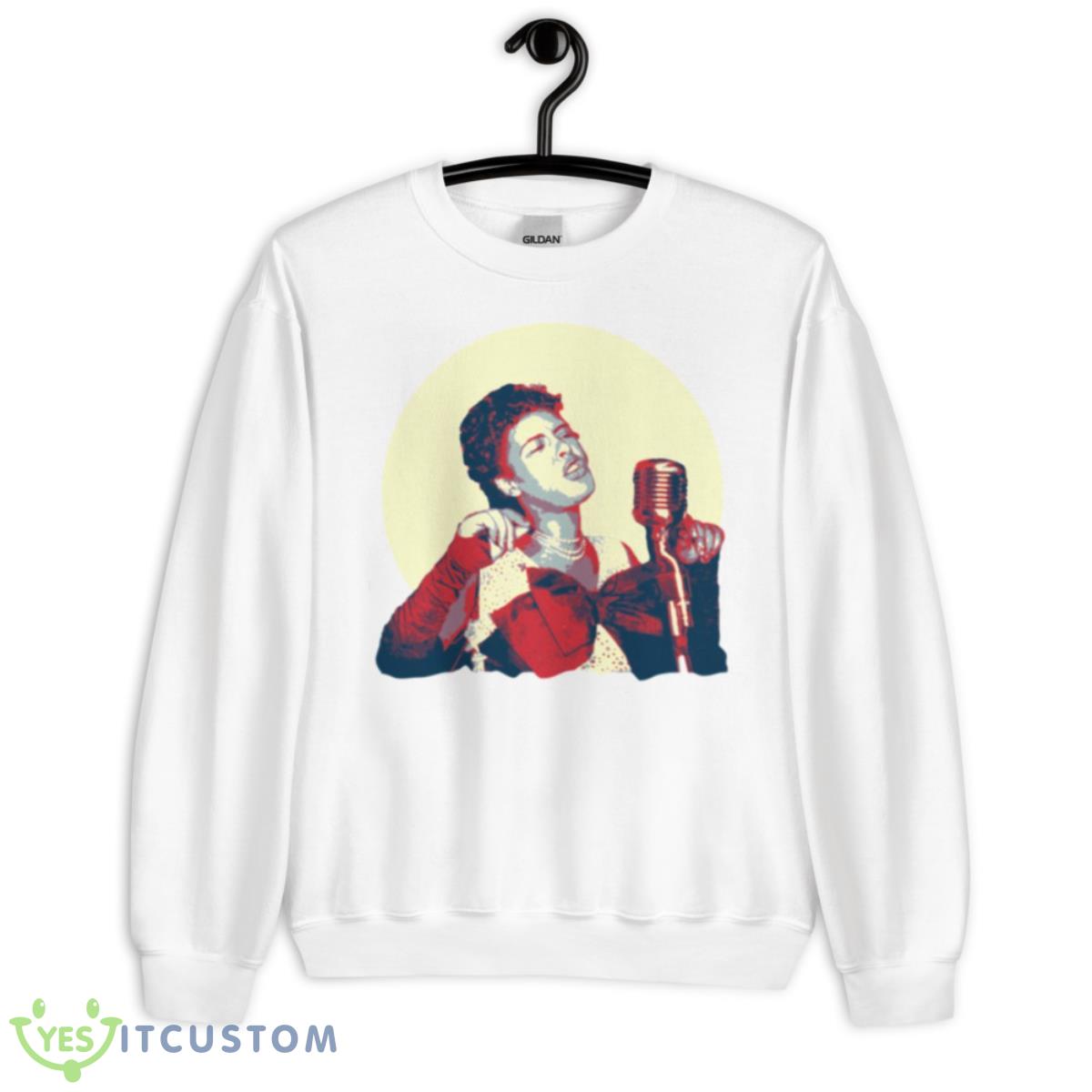 Hope Color Billie Holiday shirt 11 Hope Color Billie Holiday shirt - Unisex Heavy Blend Crewneck Sweatshirt