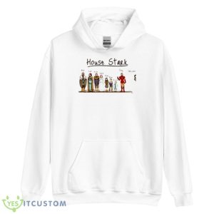 House Stark And Iron Man Shirt - Unisex Heavy Blend Hooded Sweatshirt