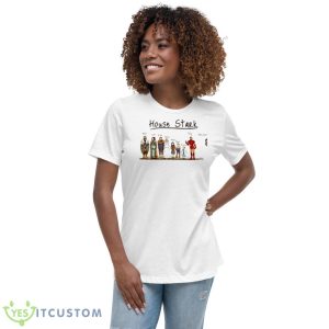House Stark And Iron Man Shirt - Women's Relaxed Short Sleeve Jersey Tee