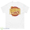 Human Torch Marvel Logo shirt - 500 Men’s Classic Tee Gildan