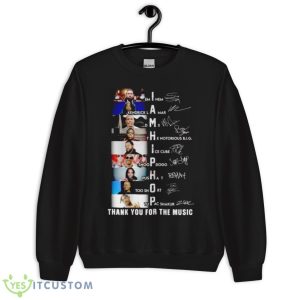 I Am Hip Hop Thank You For The Music Signatures 2023 Shirt 8 I Am Hip Hop Thank You For The Music Signatures 2023 Shirt - Unisex Crewneck Sweatshirt