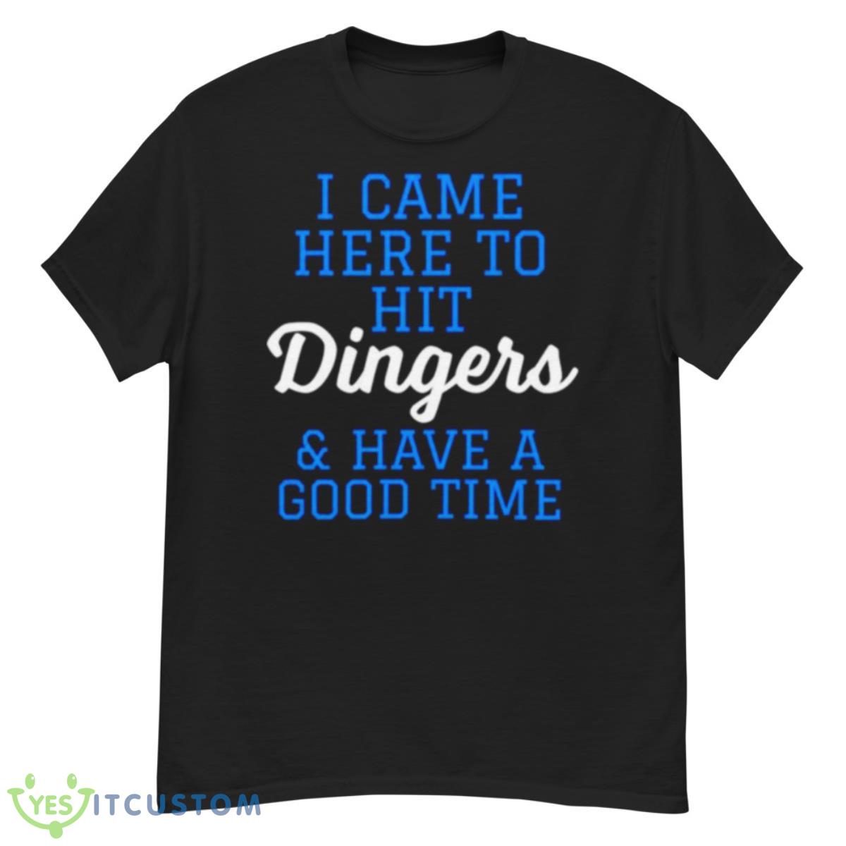 I came here to hit Dingers and have a good time shirt 12 I came here to hit Dingers and have a good time shirt - G500 Men’s Classic T-Shirt