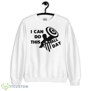 I Can Do It All Day Captain America Shield Marvel shirt - Unisex Heavy Blend Crewneck Sweatshirt