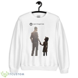 I Won’t Forget This The Walking Dead Saying shirt - Unisex Heavy Blend Crewneck Sweatshirt