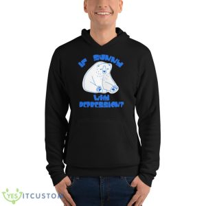 If sunny why deppression shirt - Unisex Fleece Pullover Hoodie