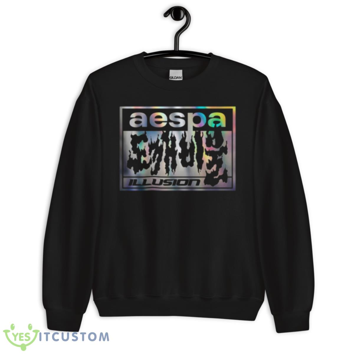 Illusion Design Aespa Girls shirt 13 Illusion Design Aespa Girls shirt - Unisex Crewneck Sweatshirt