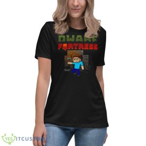 Inspired Minecraft Dwarf Fortress shirt 11 Inspired Minecraft Dwarf Fortress shirt - Women's Relaxed Short Sleeve Jersey Tee