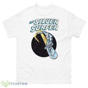 Into The Night Silver Surfer Marvel shirt - 500 Men’s Classic Tee Gildan
