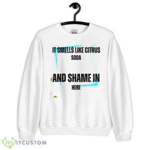 It Smells Like Citrus Soda And Shame In Here Shirt - Unisex Heavy Blend Crewneck Sweatshirt