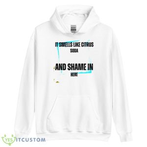 It Smells Like Citrus Soda And Shame In Here Shirt - Unisex Heavy Blend Hooded Sweatshirt