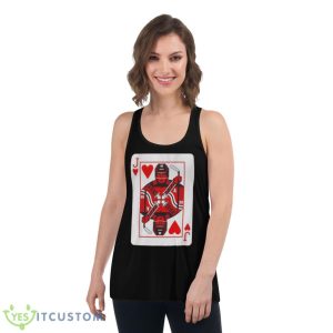 Jack Of Hearts Jack Hughes New Jersey Devils Shirt - Women's Flowy Racerback Tank