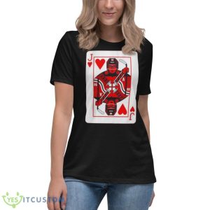 Jack Of Hearts Jack Hughes New Jersey Devils Shirt - Women's Relaxed Short Sleeve Jersey Tee