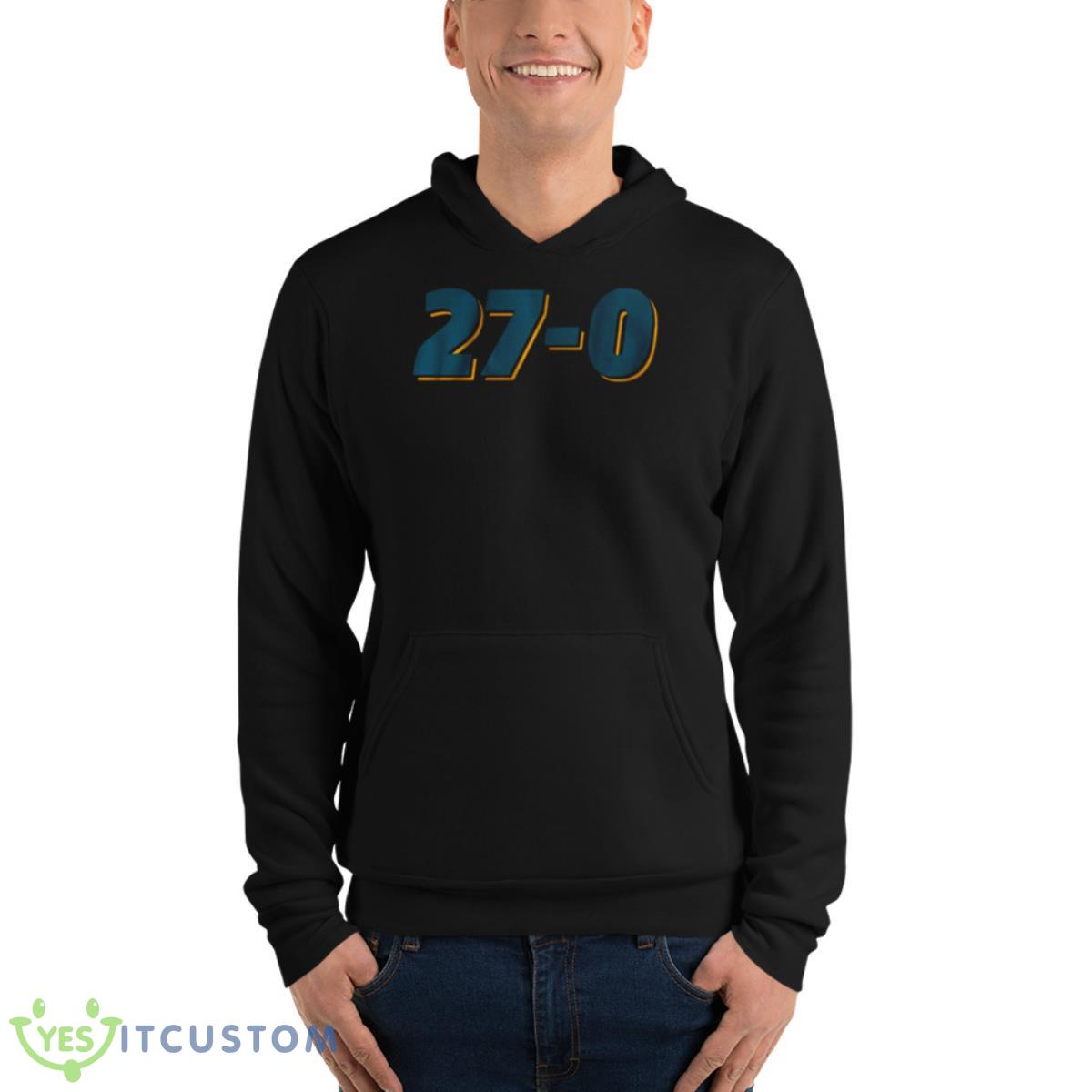 Jacksonville 27 0 Shirt 4 Jacksonville 27 0 Shirt - Unisex Fleece Pullover Hoodie