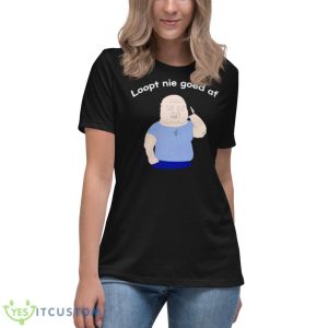 jan roos loopt nie goed af T shirt 11 jan roos loopt nie goed af T shirt - Women's Relaxed Short Sleeve Jersey Tee