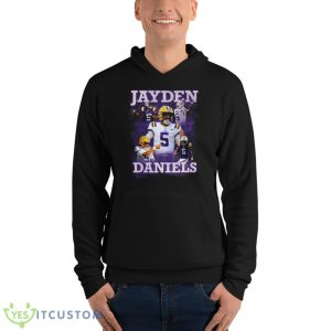 Jayden daniels vintage 90s shirt - Unisex Fleece Pullover Hoodie