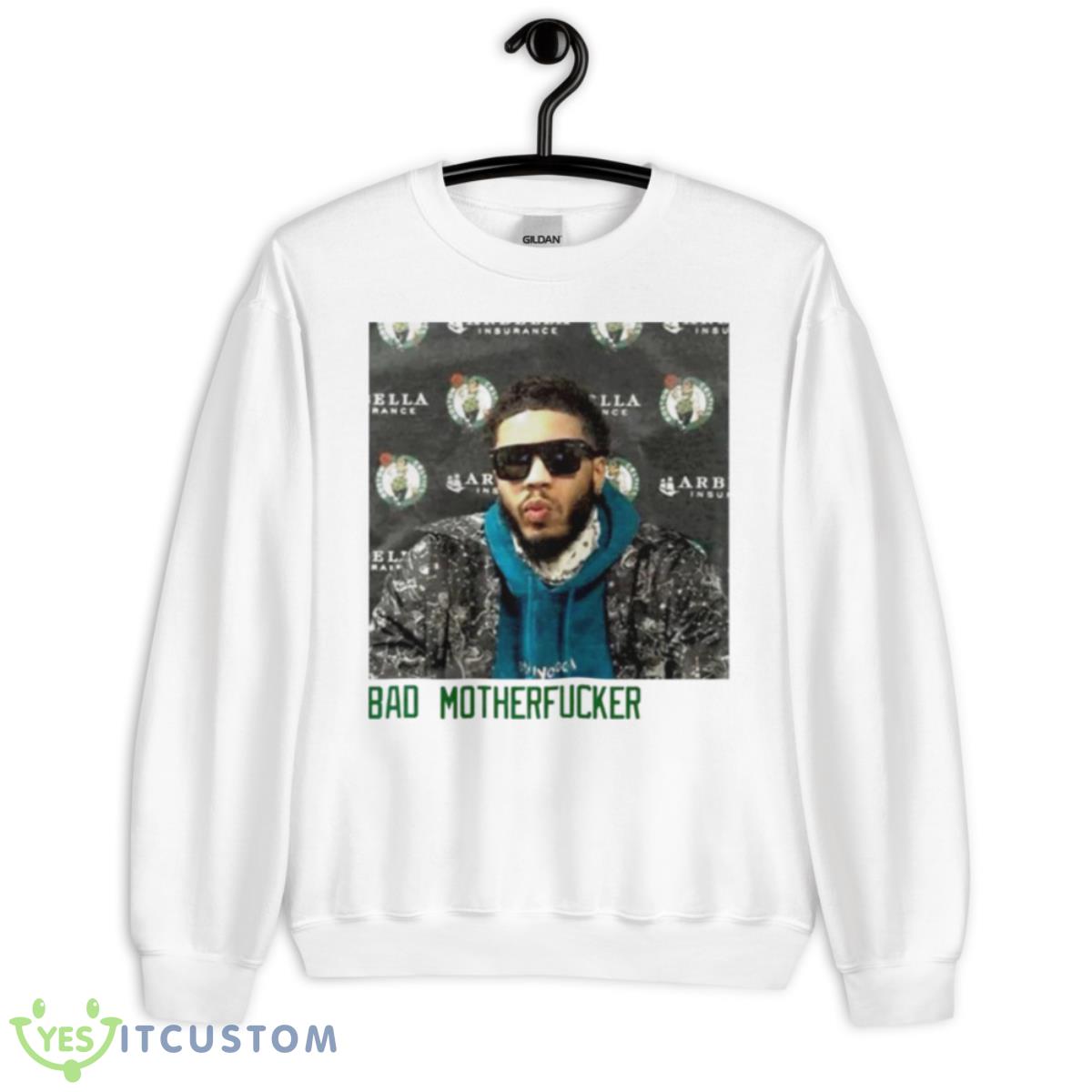 Jayson Tatum Bad Motherfucker shirt 2 Jayson Tatum Bad Motherfucker shirt - Unisex Heavy Blend Crewneck Sweatshirt
