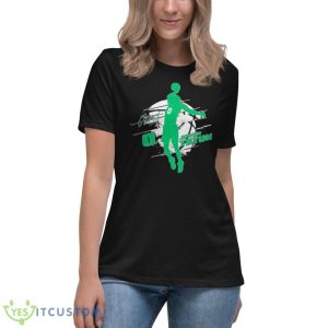 Jayson Tatum Boston Celtics silhouette shirt - Women's Relaxed Short Sleeve Jersey Tee