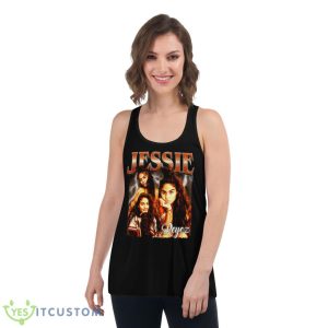 Jessie Reyez Retro Style shirt - Women's Flowy Racerback Tank