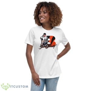Joe Burrow Joe Shiesty 2023 Shirt - Women's Relaxed Short Sleeve Jersey Tee